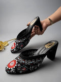 Shoetopia Girls Bantu-472 Black Mule - 8 Uk (Girls-Bantu-472-Black),Black,8,B0CQK71HK1