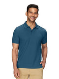 Xyxx Men'S Cotton Solid Regular Fit Shirt (Xy_Cr14_Polo Tshirt_1_Indian Blue,Indian BlueApparel,2XL