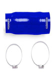 Mishimoto MMHOSE-CIV-16IHBL Silicone Induction Hose Fits Honda Civic 1.5T 2016-2018 Blue