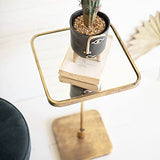 Kalalou Cll2606 Accent Cocktail Table With Mirror Top