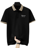 Toplot Men Regular Fit Polo || T Shirt For Men (Matte-Polo-5243-Black-M),Black,,B0DY7QWLPT