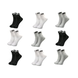 Xjarvis Lyon 9 Pairs Ankle Length Cotton Socks Men & Women For Sports Unisex Multicolor Socks Ideal For Gym, Casual Wear & Runni