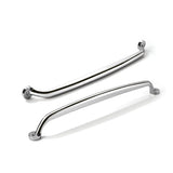 CABDM 10 Pack 8 inch Hole Center Polished Chrome Cabinet Pulls - Heavy Duty Solid Drawer Hardware Handles Kitchen Vanity Bathroo
