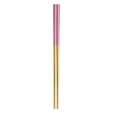 ECOMISTIQ 304 Stainless Steel Square Chopsticks Polished for Kitchen Hotel Pink Gold | Flatware, & Cutlery Kitchen, Dining Bar