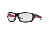 MILWAUKEE'S Safety Glasses,Black Frame,Clear Lens (48-73-2020)