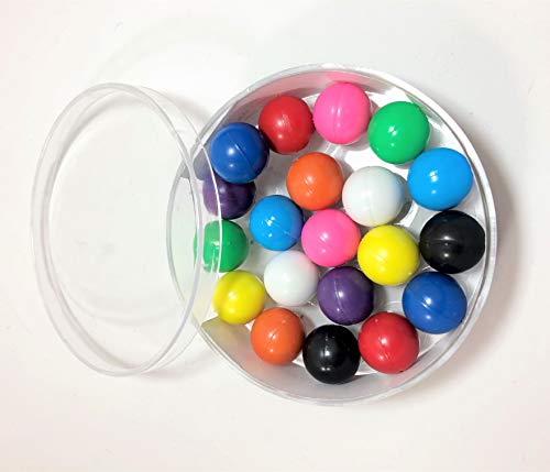 Dowling Magnets - 736606 Magnet Marbles (.63 Inch In Diameter), Set Of 20 In Clear Dish