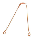 Skab Pure Copper Tongue Cleaner For Adults | Single Piece Tongue Scraper For Fresh Breath, Bacteria Removal & Oral Care | EcoFr