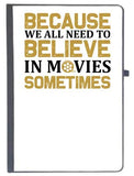 Udnag Ruled Notebook Diary Movie | Because, [A5 80Pages 80Gsm]