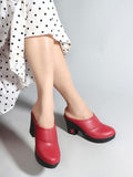 Shoetopia Stylish Smart Casual Cherry Pumps For Women & Girls /Eu41,Cherry,8,B0DTG71K4P