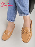 Shoetopia Smart Casual Tan Loafers For Women & Girls-Eu37,Tan,4,B0D2RM9J65