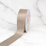 Creative Ideas Solid Satin Ribbon, 11/2Inch by 50 Yard, Toffee, Solid