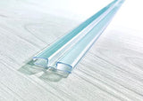 DistinctAndUnique Clear PVC Hinge Piano Style for 1/4 (6mm) Material, 24 Inch, 1 Piece No Screw or Glue Plastic Aquarium Lid Hin