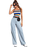 Kotty Womens High Rise Cotton Lycra Jeans(Blue Light,28)