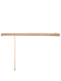 Kazo Chain Belt, Rose Gold, MultiRow Chain With Adjustable Extender, Metal, One Size, 95 Cm Length