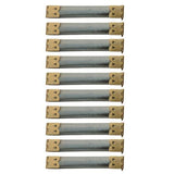 ATORSE 4x10x Shrapnel Purse Making Supplies Metal Frame Kiss Clasp 9x1.4 cm Bronze