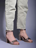 Shoetopia Girls Heel-1313 Grey Heeled Sandal - 3 Uk (Girls-Heel-1313-Grey),Grey,3,B0CQK4WWYB