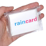 Snuloza Pocket Rain Card For Men & Women Disposable WaterResistant Raincoat With Hood Lightweight, Compact & TravelFriendl