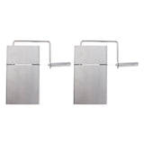 MERISHOPP 2 Lot Stainless Steel Soap Mold Cutter Soap Making Tool Candle Loaf Cutter