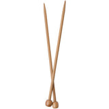 Chiaogoo Single Point 7Inch (18Cm) Bamboo Dark Patina Knitting Needle; Size Us 4 (3.5Mm) 10074