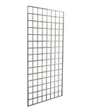 AMKO GP24 Gridwall Panel 2 ft. x 4 ft., Chrome Finish, in. Wire, Reinforced Double Vertical Sides, Metal Construction (Pack of 