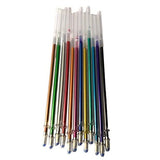 TRENDIVIBE 2x1 Pack 08mm Colorful Glitter Ink Gel Pen Refills 12pcs Metallic