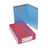 Smead Heavyweight Colored End Tab Folders with Fasteners FOLDER,ENDTAB,LGL,BE50BX B411 YEL (Pack of2)