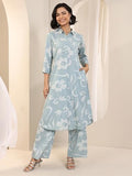 Libas Women'S Viscose Rayon Kurta Sets (99220_Blue_Xxl)