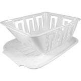 OP Products 77001 White Dish Drainer