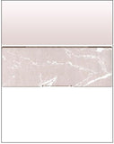 Business Voucher Check Stock - 1000 Sheets, Check in Middle, Brown Marble