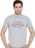 Adro Mens Nyc Cotton T-Shirt (Rn22-03-Nyc-Gr_Grey_2Xl)