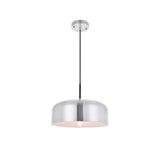 Living District Indoor Modern Home Decorative Bright Ceiling Etude 1 Light Brushed Nickel Pendant