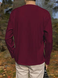 Leriya Fashion Men's Regular Fit T-Shirt (LF-MT-1103_Maroon