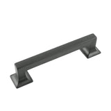 Hickory Hardware Studio Collection Pull 5-1/16 Inch (128mm) Center to Center Matte Black Finish