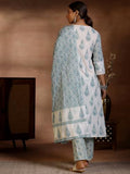 Libas Women'S Pure Cotton Kurta Set (27861_Off White Off White L