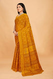 Tamaira Fashion Women'S Plain Cotton Saree (11549_Mustard