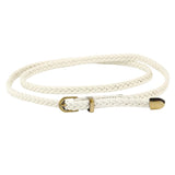 Kacheeg WomenS Woven PunchFree Thin Belt | Pin Buckle Waist Decoration For Dress Shirt