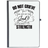 Udnag Ruled Notebook Diary Strength | Do Not Grieve, [A5 80Pages 80Gsm]