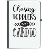 Udnag Ruled Notebook Diary Cardio | Chasing Toddlers, [A5 80Pages 80Gsm]