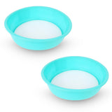 SNKM Plastic Round Atta Chalni for Kitchen | Atta Flour, Spices Powder Fine Mesh Sieve for Kitchen Use Capacity: 250 GM, Sea