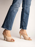 Shoetopia Women'S Slip-On Sandal,Beige,7,B0BY6WLD19