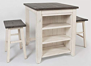 Jofran Inc. Madison County Reclaimed Pine Counter Height Dining Table Set