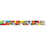 Musgrave Pencil MUS2403D-12 Super Sports Motivational Fun Pencils - 12 Dazon