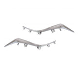 For Mazda 3 2014 2015 2016 Grille Molding Driver and Passenger Side | Pair | Lower | ABS Plastic | Chrome | Hatchback/Sedan | Re