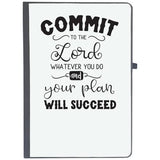 Udnag Ruled Notebook Diary Commit | Commit To The, [A5 80Pages 80Gsm]