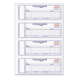 Purchase Order Book, 7 x 2 3/4, TwoPart Carbonless, 400 Sets/Book