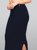 Lyra Lycra Saree Shapewear Petticoat For Womens Sarees Midnight Navy M