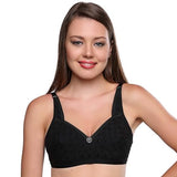 Trylo Jaya Chikan - 40 - Black - B - Cup,BLACK,40,B0D5R2CB9F