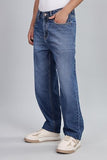 INKD Men's Relaxed Jeans (INKSS25MJN-601_Marine Blue,Marine Blue