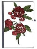 Udnag Ruled Notebook Diary Flower | Rose Flower, [A5 80Pages 80Gsm]