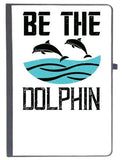 Udnag Ruled Notebook Diary Swimming | Be The Dolphin 2, [A5 80Pages 80Gsm]